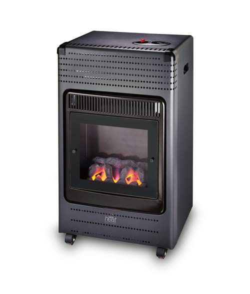 New Calor Gas Super Heat Living Flame 3.4kW LPG Cabinet Heater